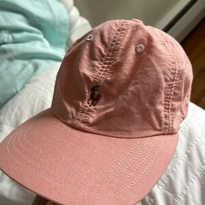 Vintage Polo Ralph Lauren pink baseball cap